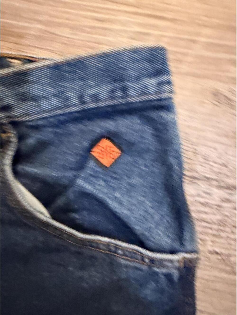 Wrangler Flame Resistant Carpenter Jeans Blue Size 34x36 - Picture 3 of 5